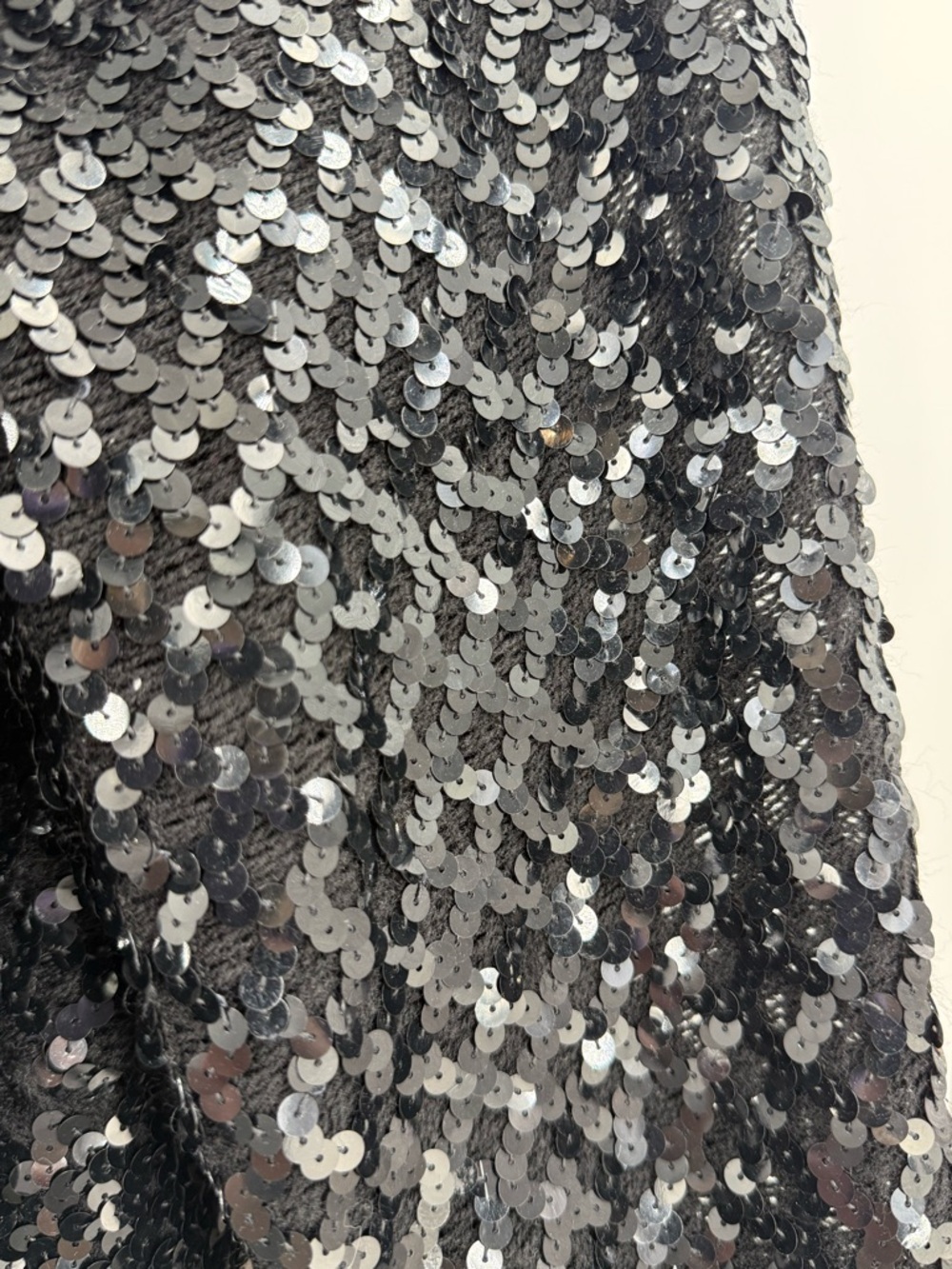 Vintage Julie Duroché Sequin Jacket Black Beaded Paisley Evening Blazer Glam 80s - Picture 10 of 15